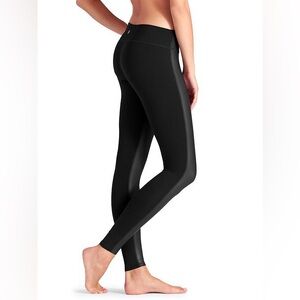 ATHLETA HIGH RISE GLEAM BLACK TIGHT SIZE XXS
